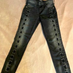 Express Ankle Jeans Mid Rise